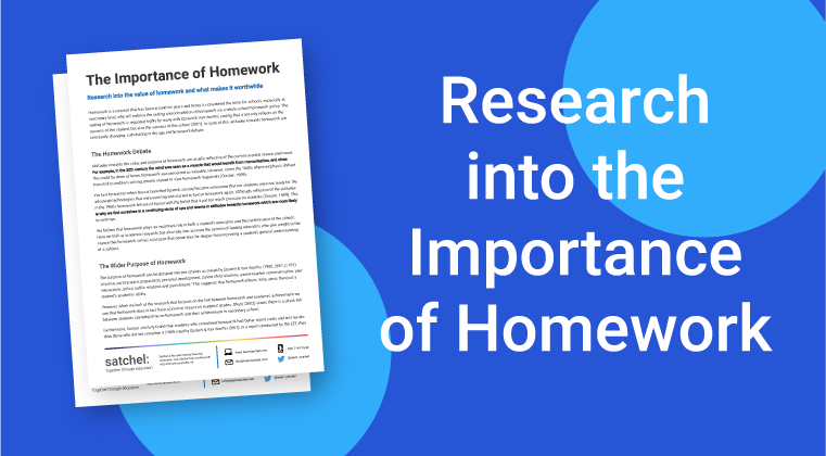 research on homework in school
